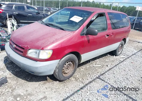2000 Toyota Sienna Ce z USA, uszkodzony, nr VIN 4T3ZF19C5YU309477